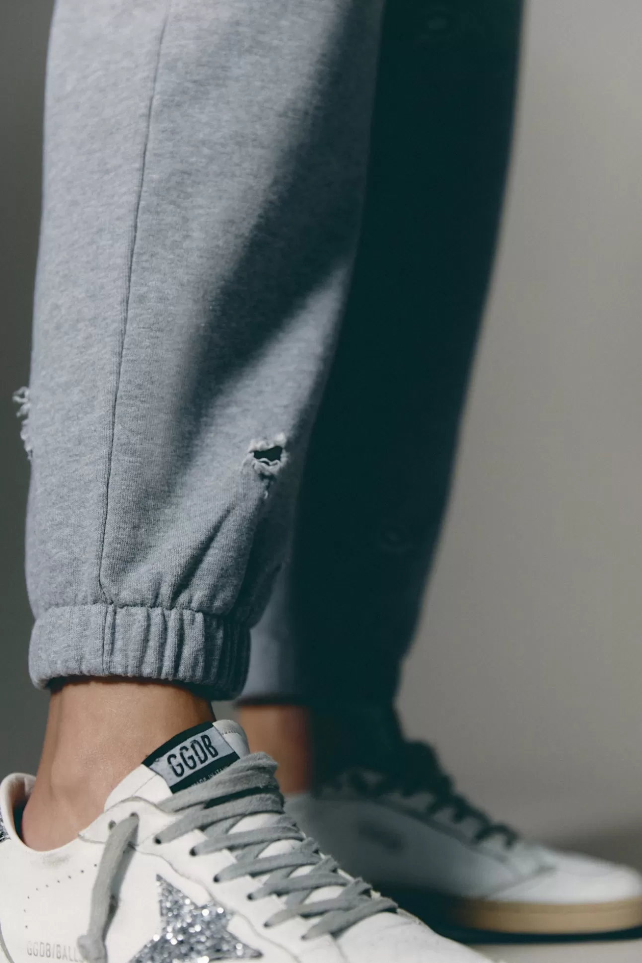 The Akala Studio Sweats^Distressed Grey Pants