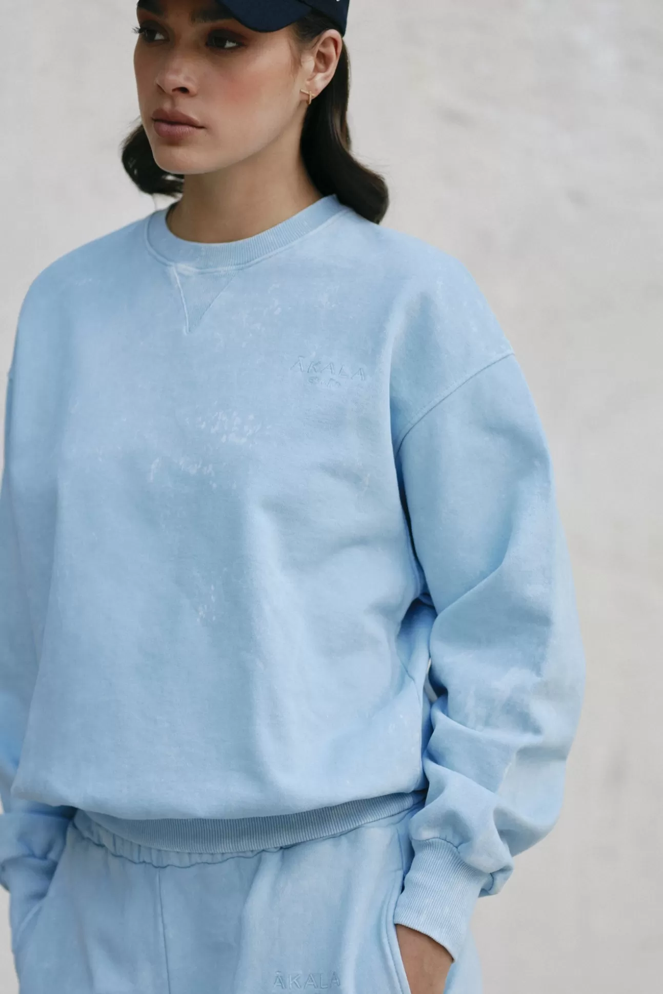 The Akala Studio Sweats^Ice Blue Sweater