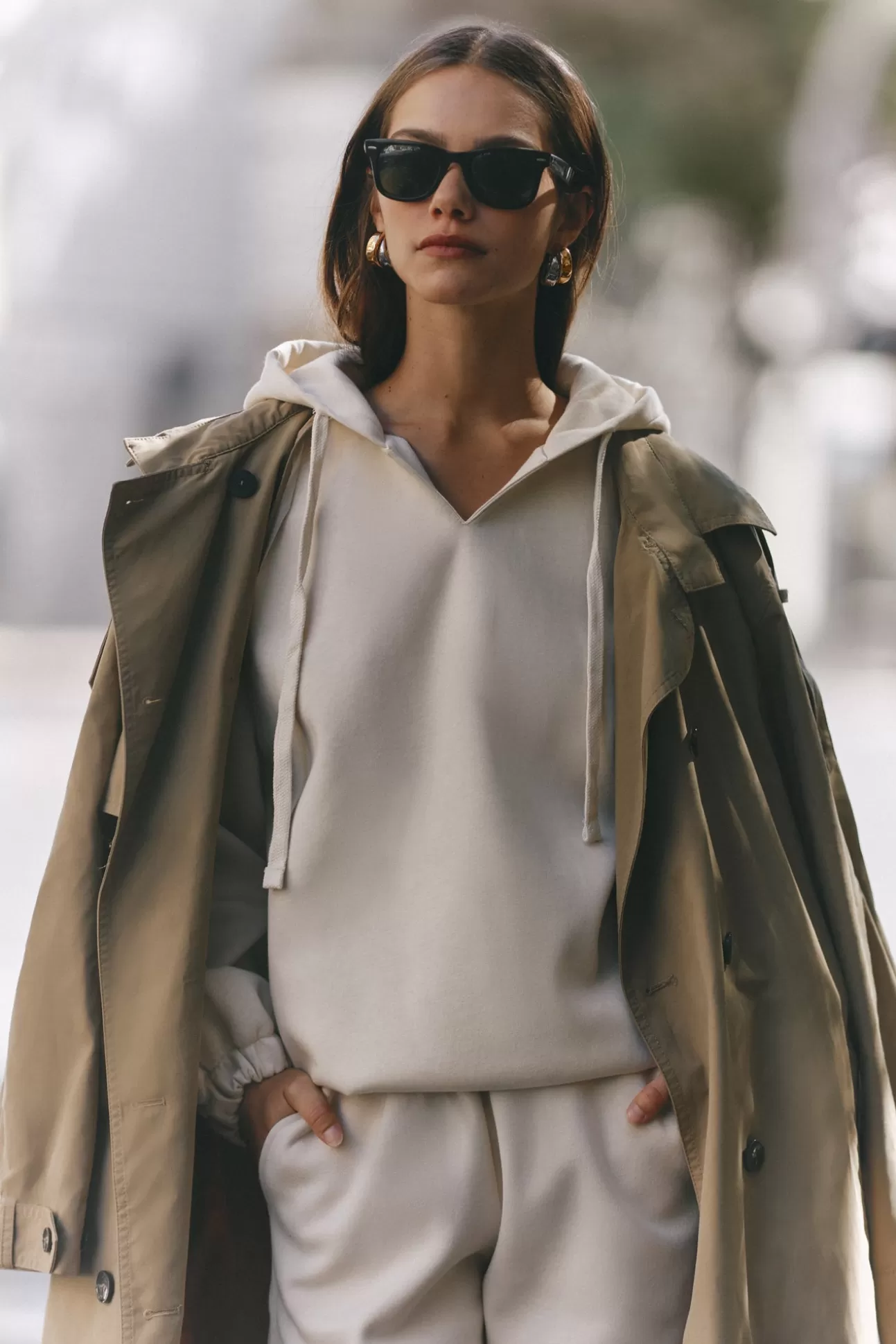 The Akala Studio Sweats^Polar White Set